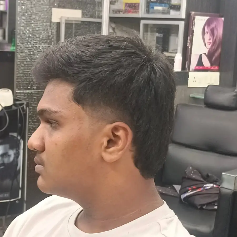Textured cut with taper, side profile